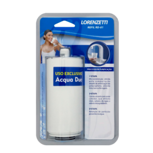 Refil Rd-01 Acqua Due Original Torneira Filtro Lorenzetti
