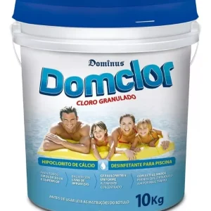 Kit Balde Cloro Para Piscina Concentrado 65% Domclor 10kg